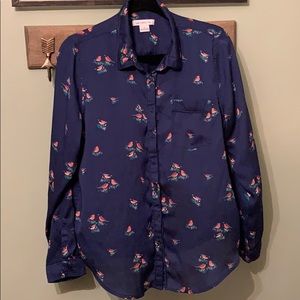 Liz Claiborne button up Blouse
